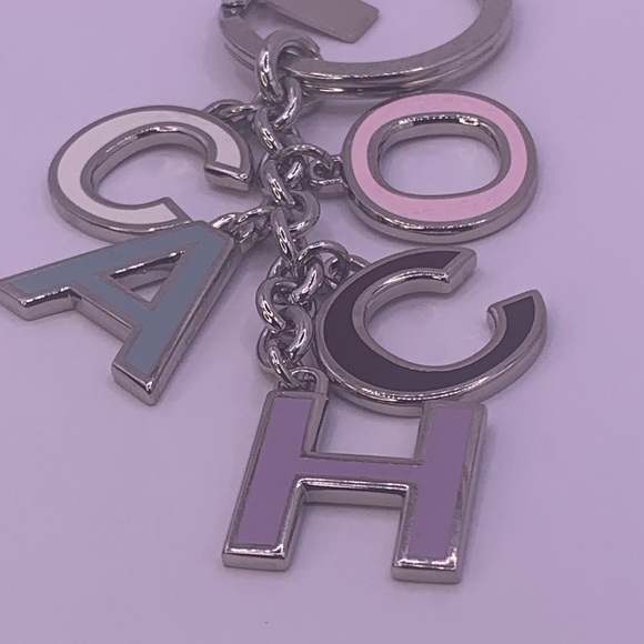 New Coach Letter Keychains (New never used without tags still packaged) - Picture 7 of 7
